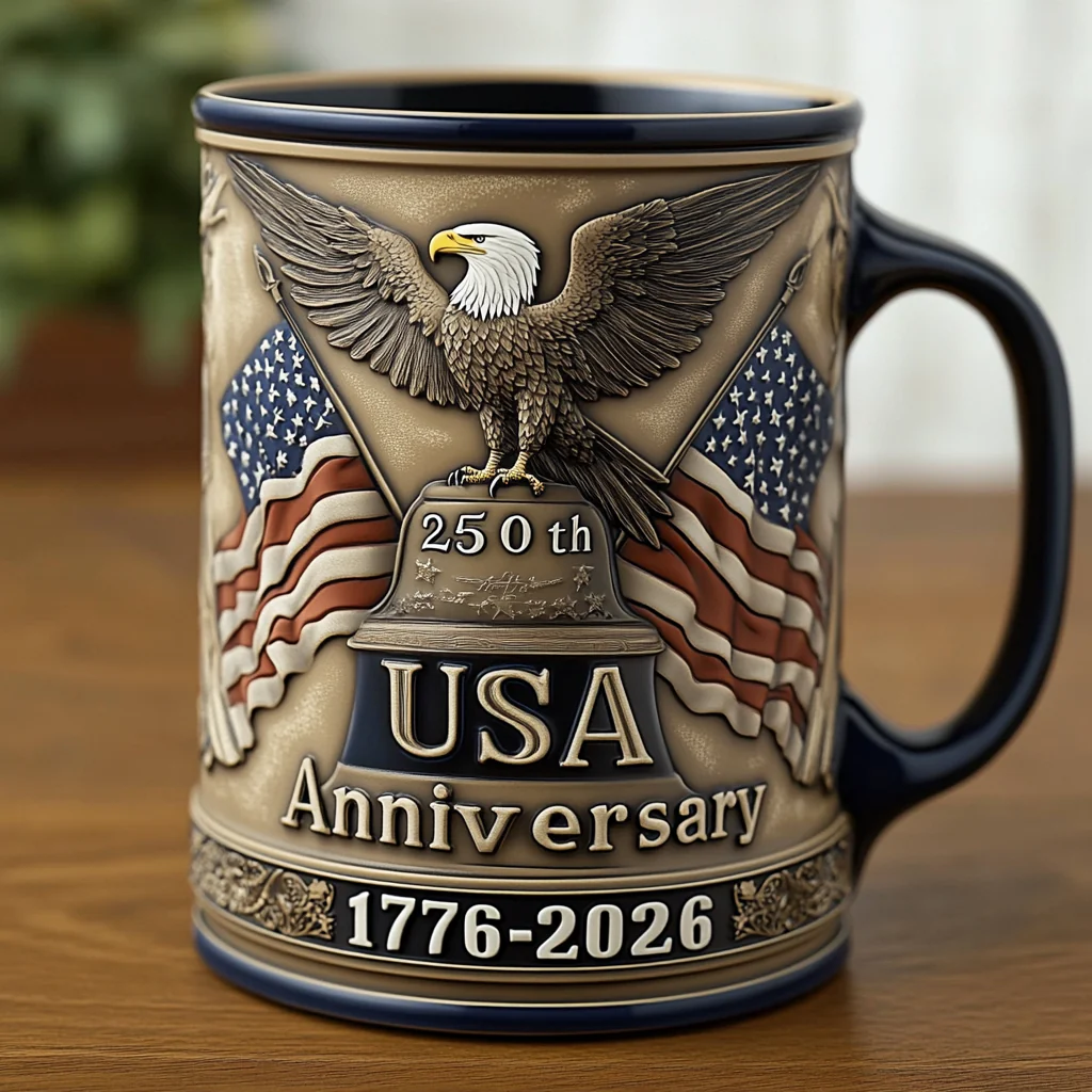 250th Anniversary Patriotic Coffee Mug