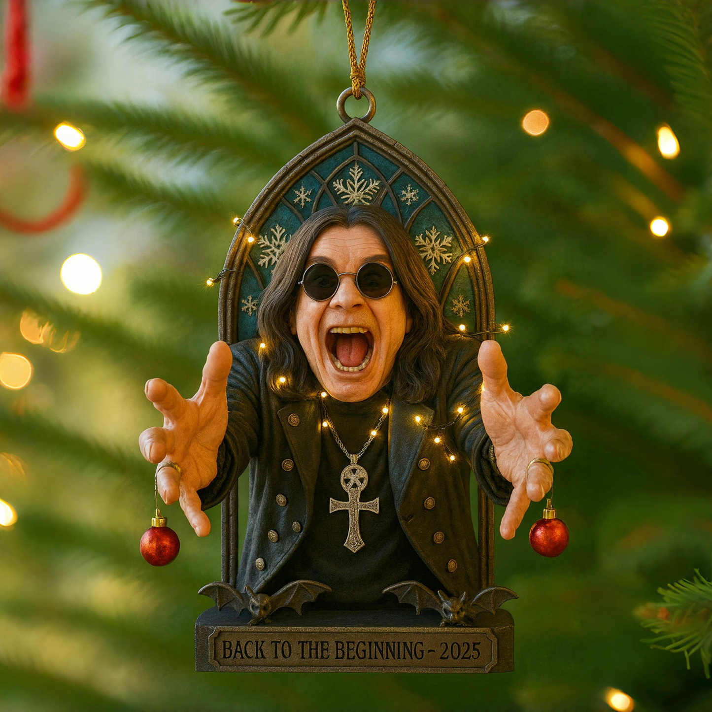 Ozzy Osbourne Back to the Beginning 2025 Ornament