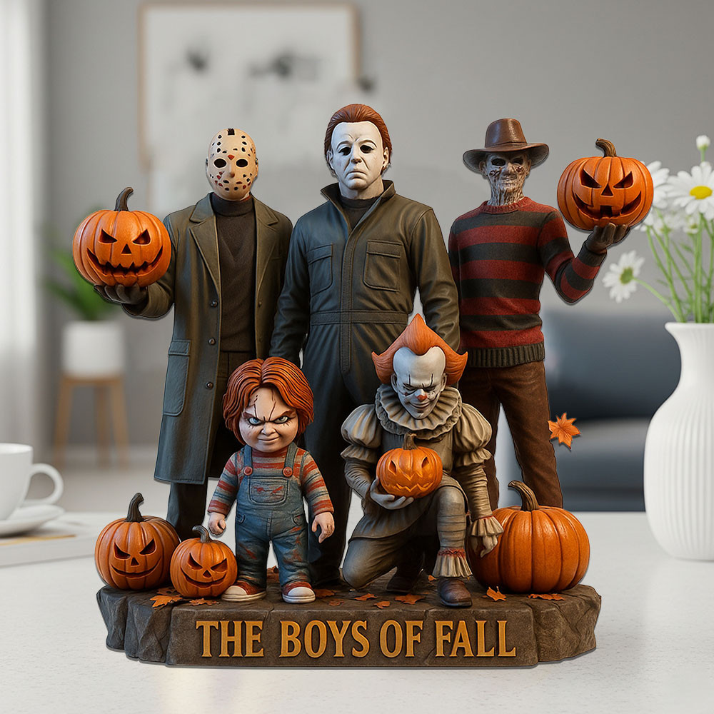 Horror Characters The Boys Of Fall Acrylic Block Personalized Gift For Fans 01