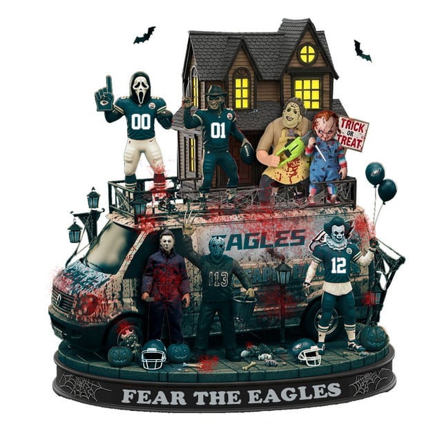 Full NFL X Horror Acrylic Plaque - Best Gift For Fans