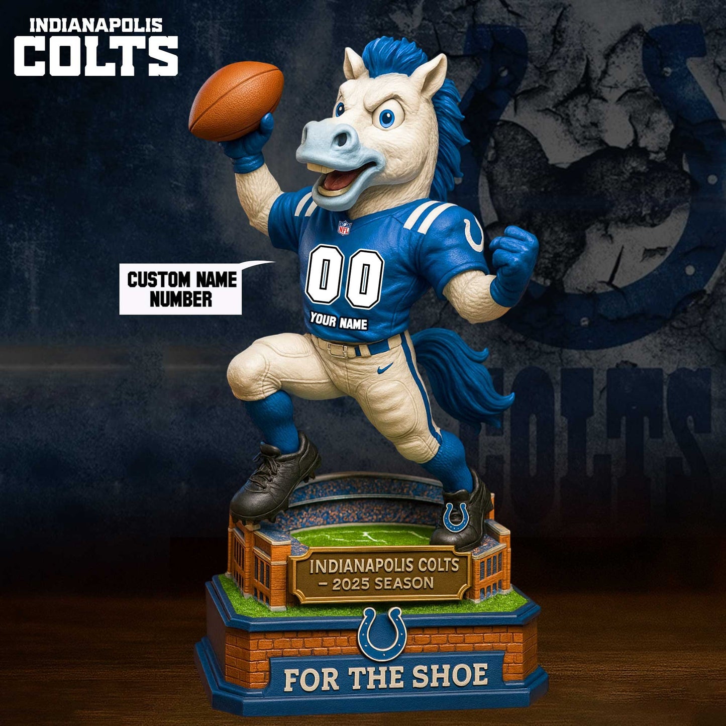 Full Premium NFL X Figure Acrylic Plaque - Best Gifts For Fans