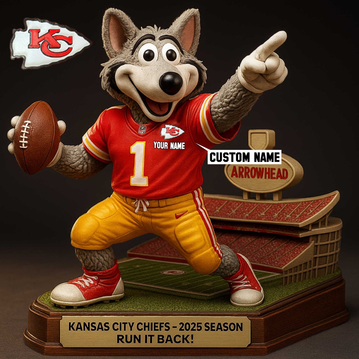 Full Premium NFL X Figure Acrylic Plaque - Best Gifts For Fans