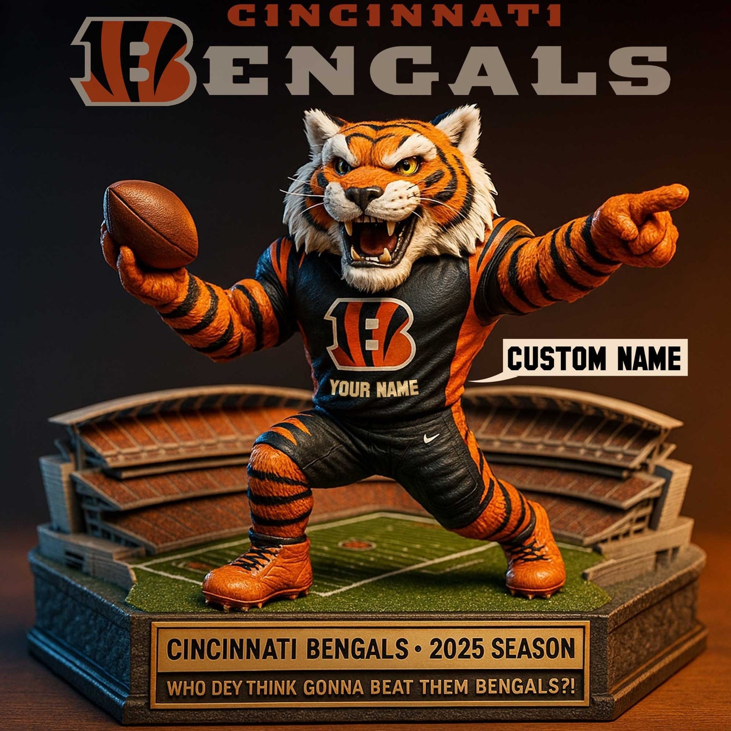Full Premium NFL X Figure Acrylic Plaque - Best Gifts For Fans