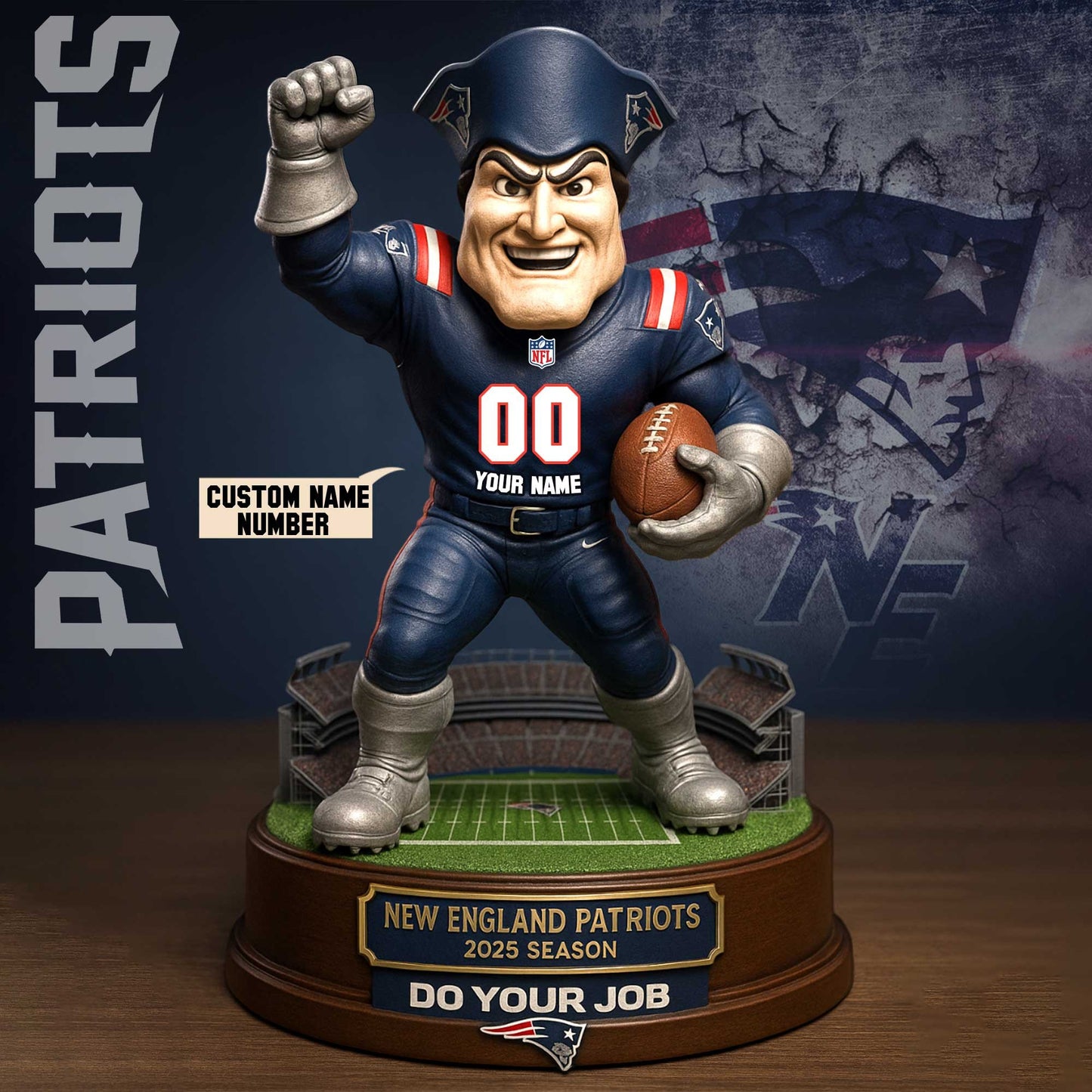 Full Premium NFL X Figure Acrylic Plaque - Best Gifts For Fans