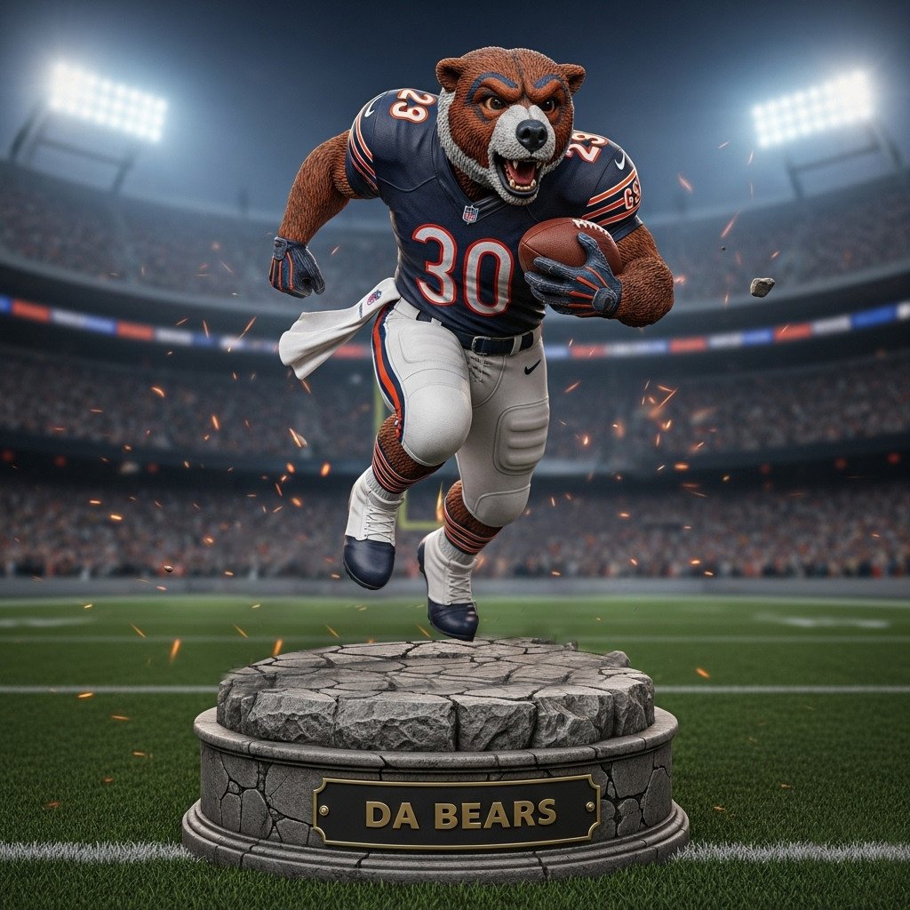 Premium NFL Acrylic Block MC- Best Gift For Fans