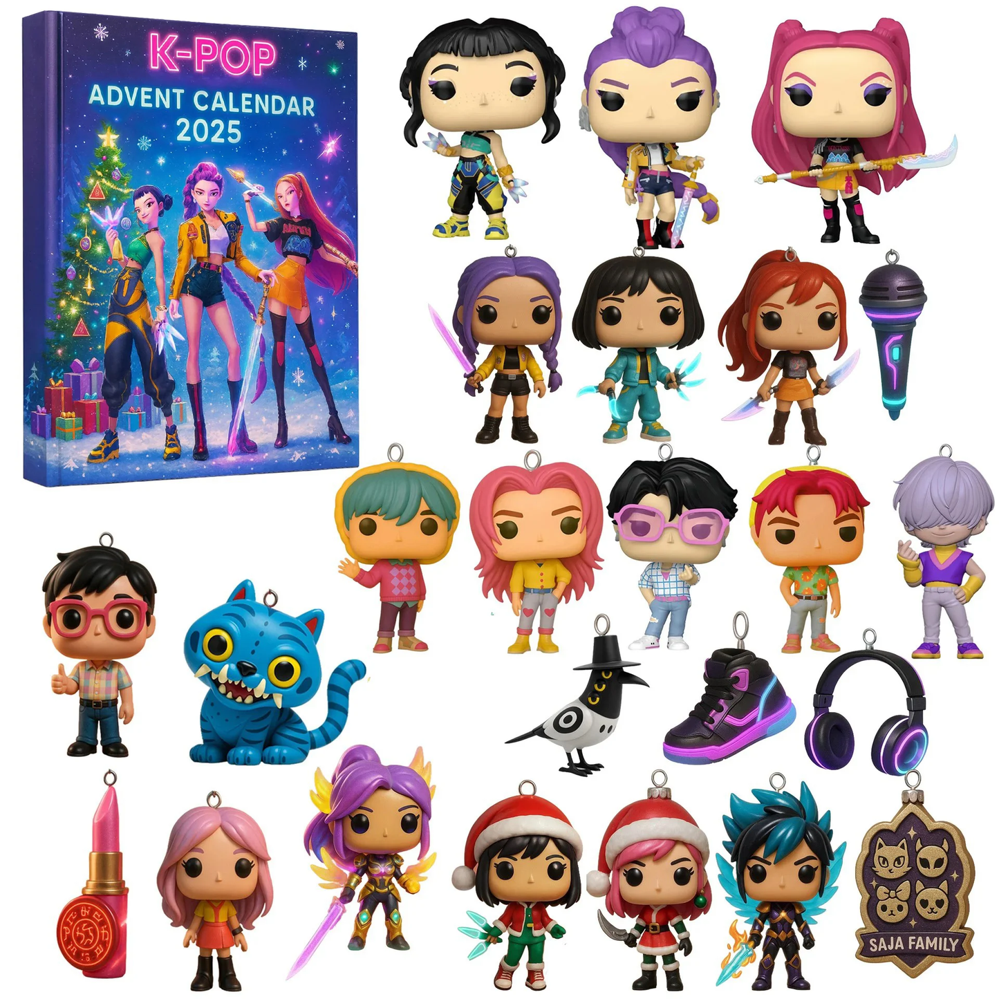 🔥Last Day 50% OFF -🎄K&P Demon Hunters Advent Calendar 2025