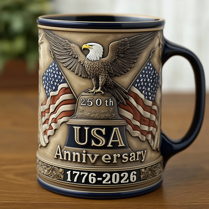 250th Anniversary Patriotic Coffee Mug