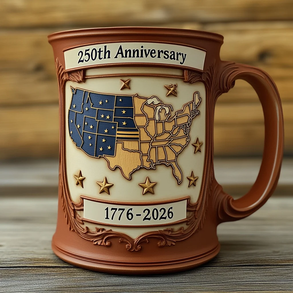 250th Anniversary Patriotic Coffee Mug