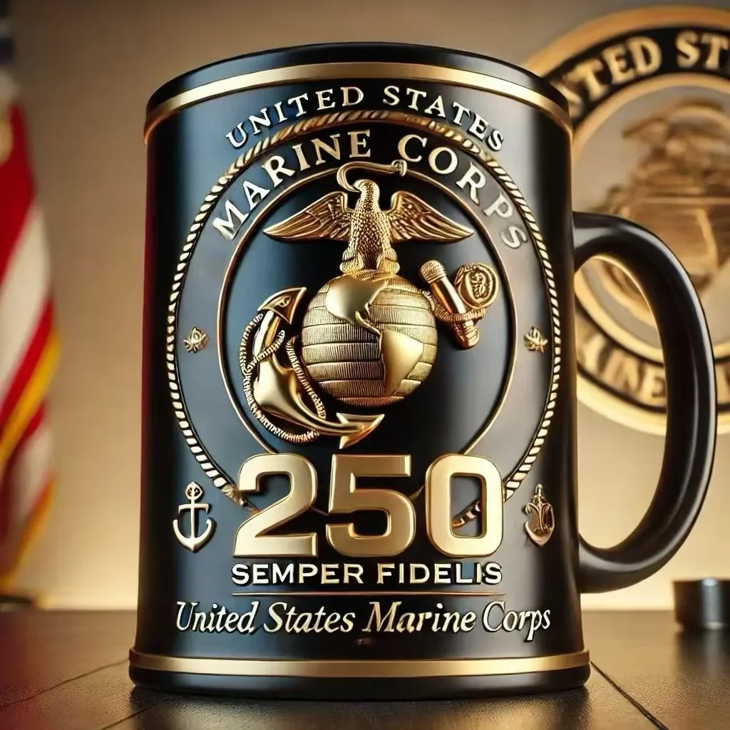 250th Anniversary UsMilitarycommemorative Mug