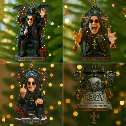 Ozzy Osbourne Back to the Beginning 2025 Ornament