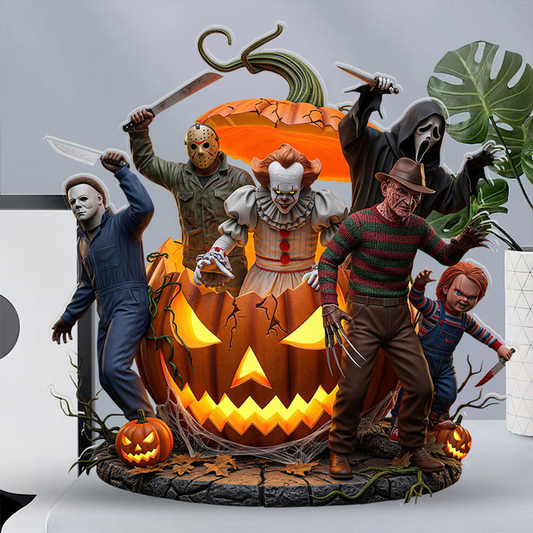 Horror Movie Fan Acrylic Block Plaque Halloween Decor Gifts For Fan - Limited Edition
