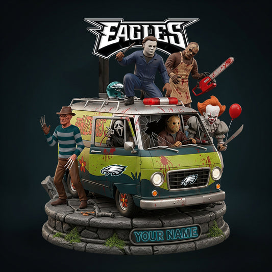 NFL Horror Personalized Acrylic Block Plaque Halloween Gift For Fan - Limited Edition