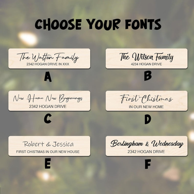 Our First Home Christmas Ornament, Agent Closing Gift For Seller, New Home Gift, Cute House Ornament, Custom Home Ornament 2024